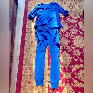 Royal Blue Jaanuu Scrub Set
